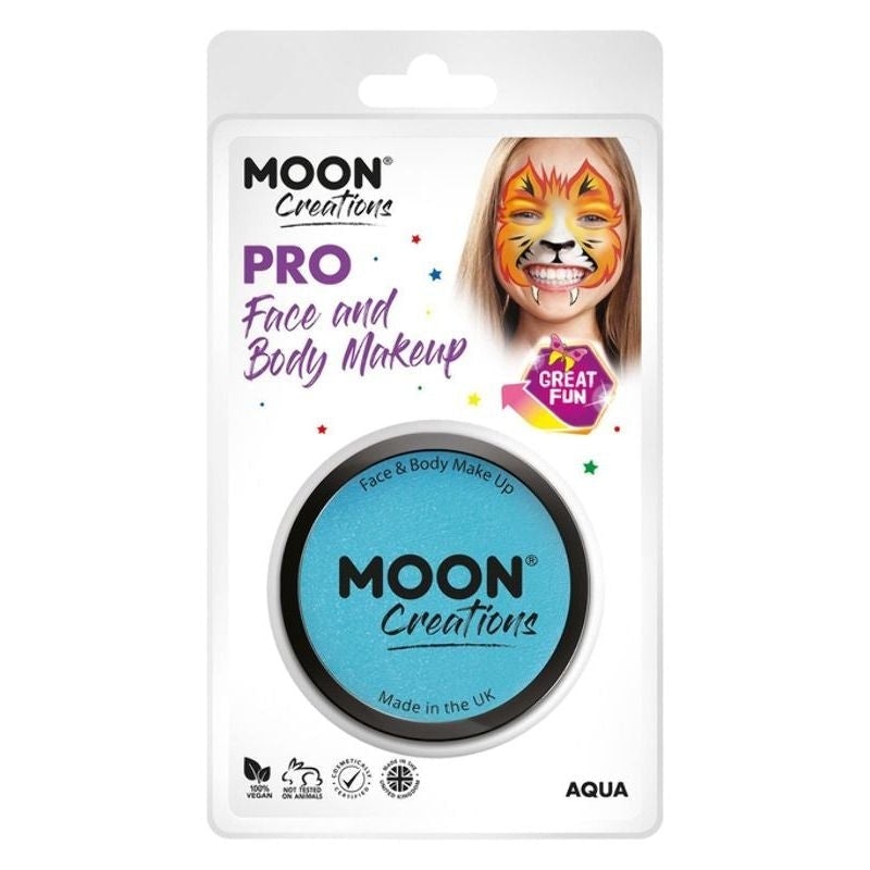Moon Creations Pro Face Paint Cake Pots 36g Choice Of Colours Costume Make Up 1