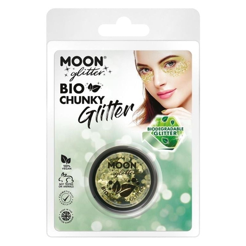 Moon Glitter Bio Chunky Clamshell 3g Costume Make Up 2