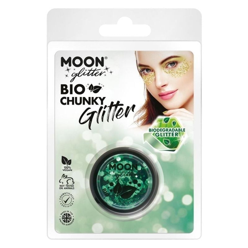 Moon Glitter Bio Chunky Clamshell 3g Costume Make Up 3
