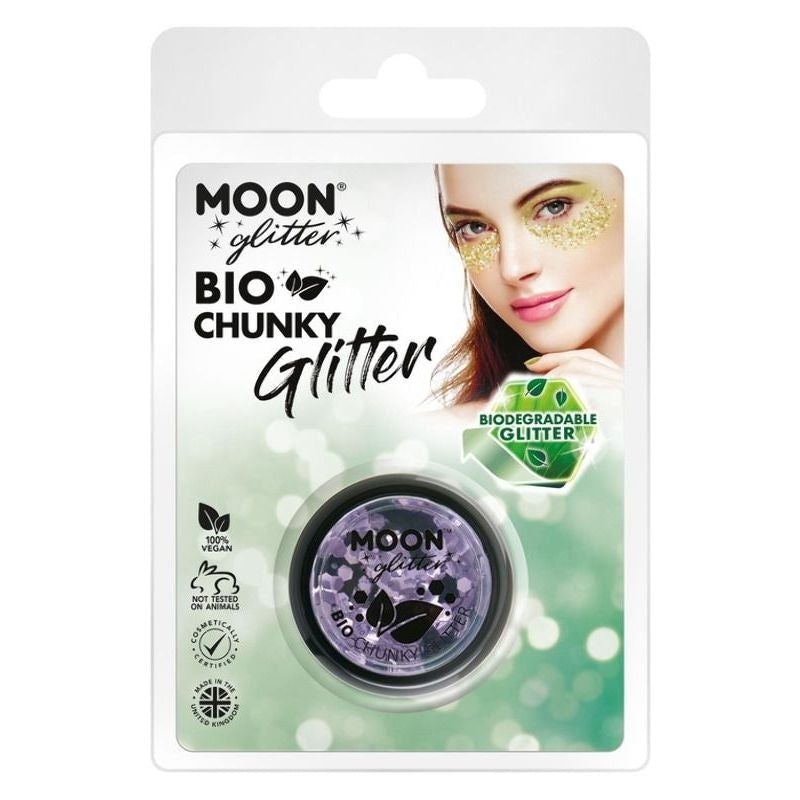 Moon Glitter Bio Chunky Clamshell 3g Costume Make Up 4