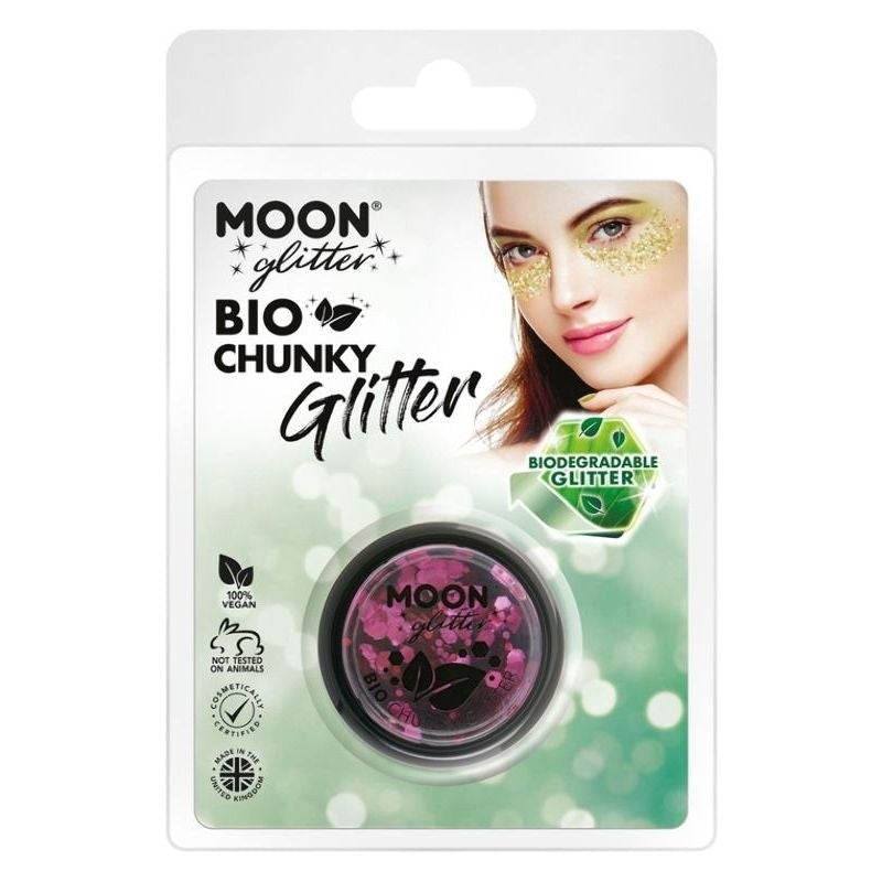 Moon Glitter Bio Chunky Clamshell 3g Costume Make Up 6