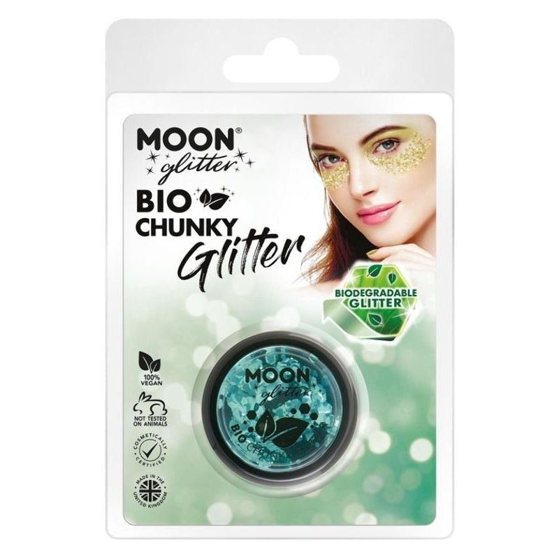 Moon Glitter Bio Chunky Clamshell 3g Costume Make Up 8