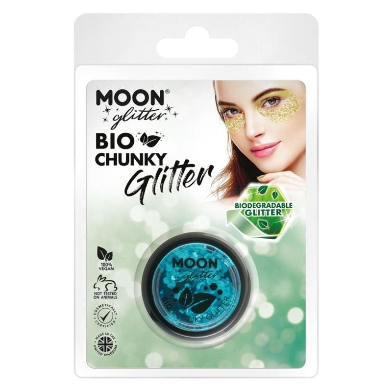 Moon Glitter Bio Chunky Clamshell 3g Costume Make Up 1