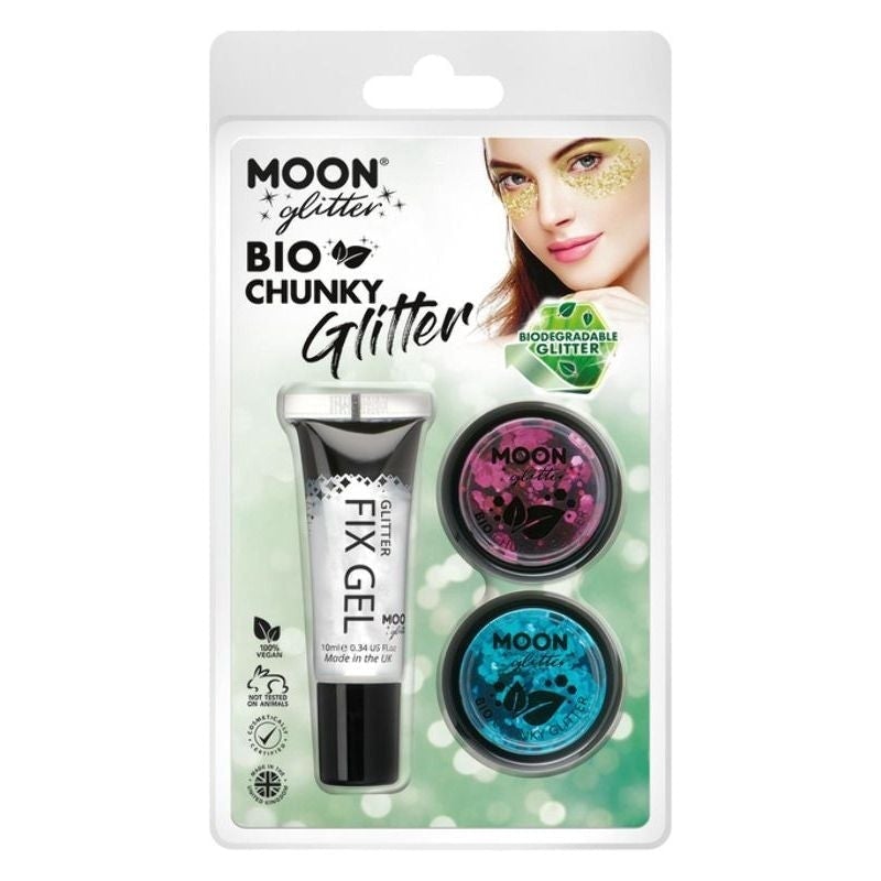 Moon Glitter Bio Chunky Fix Gel Costume Make Up 1