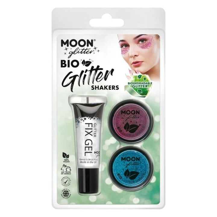 Moon Glitter Bio Shakers Clamshell, 5g - Fix Gel Costume Make Up_1