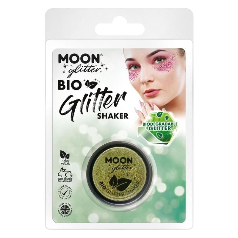 Size Chart Moon Glitter Bio Shakers Gold Costume Make Up