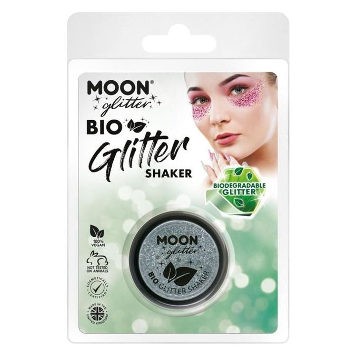 Size Chart Moon Glitter Bio Shakers Silver Costume Make Up