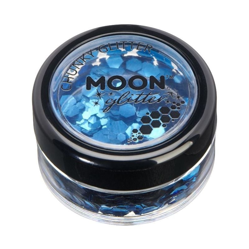 Moon Glitter Classic Chunky Blue Single 3g Costume Make Up 1