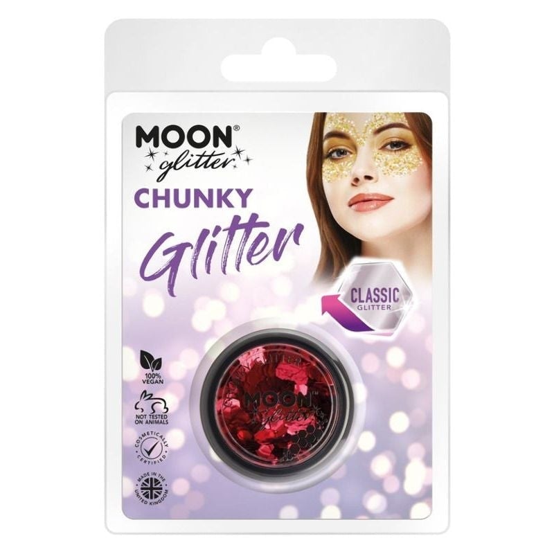 Moon Glitter Classic Chunky Clamshell, 3g Costume Make Up_5