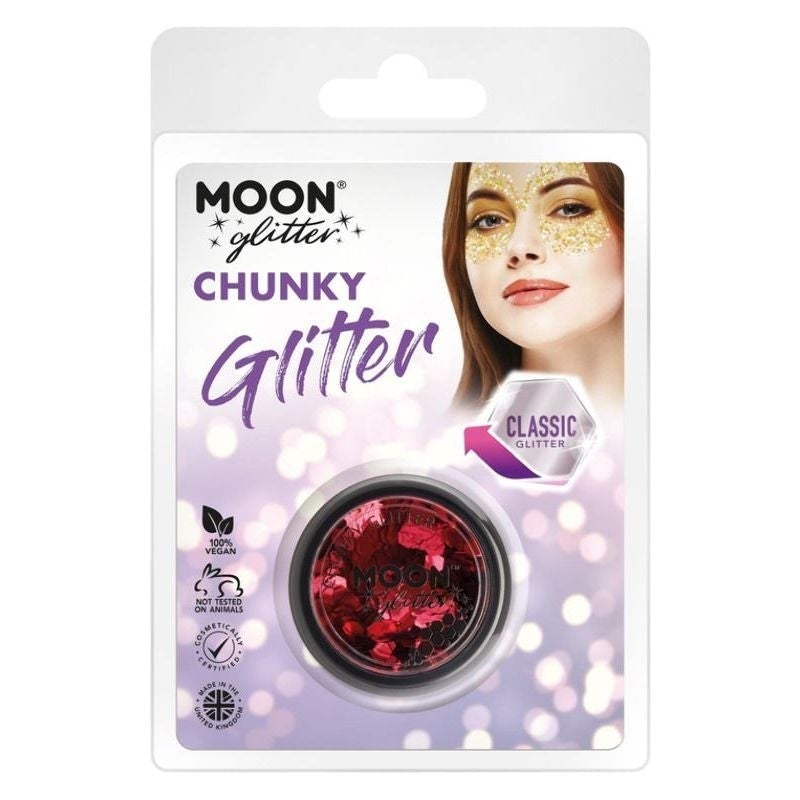 Moon Glitter Classic Chunky Clamshell 3g Costume Make Up 5