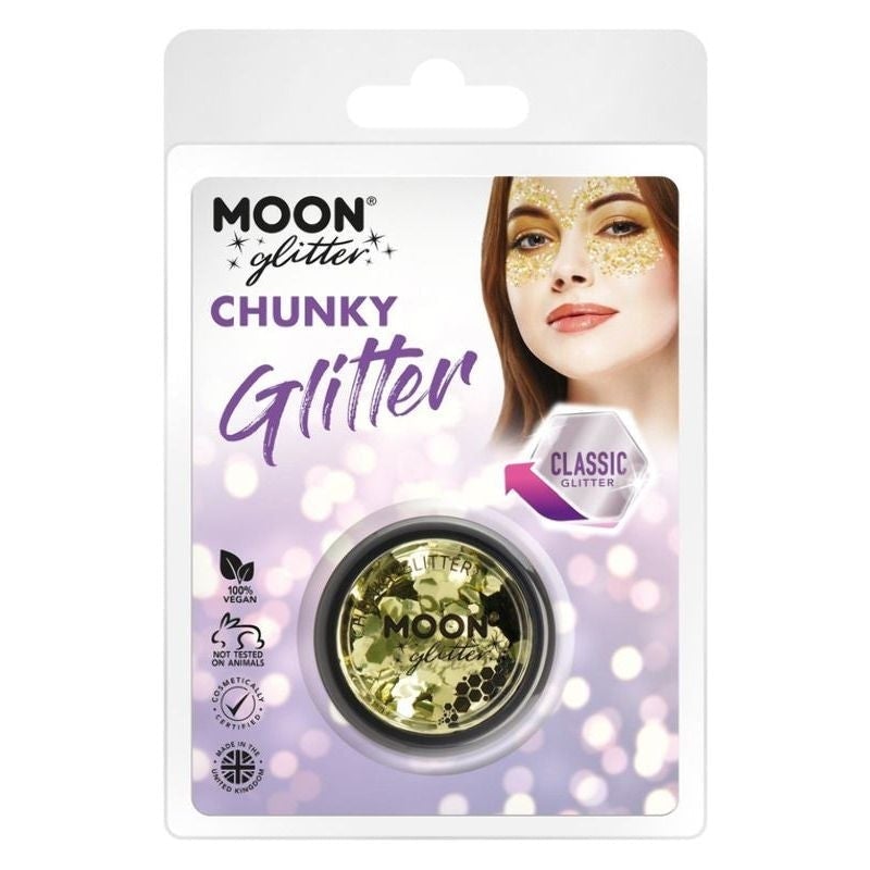 Moon Glitter Classic Chunky Clamshell 3g Costume Make Up 1