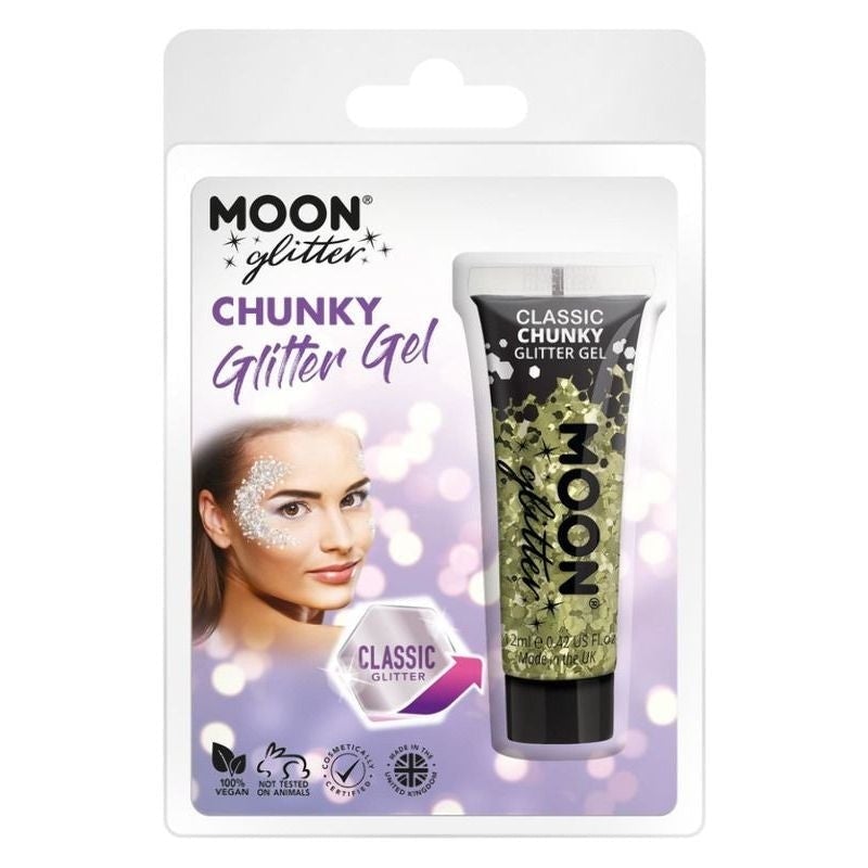 Moon Glitter Classic Chunky Gel Clamshell 12ml Costume Make Up 3