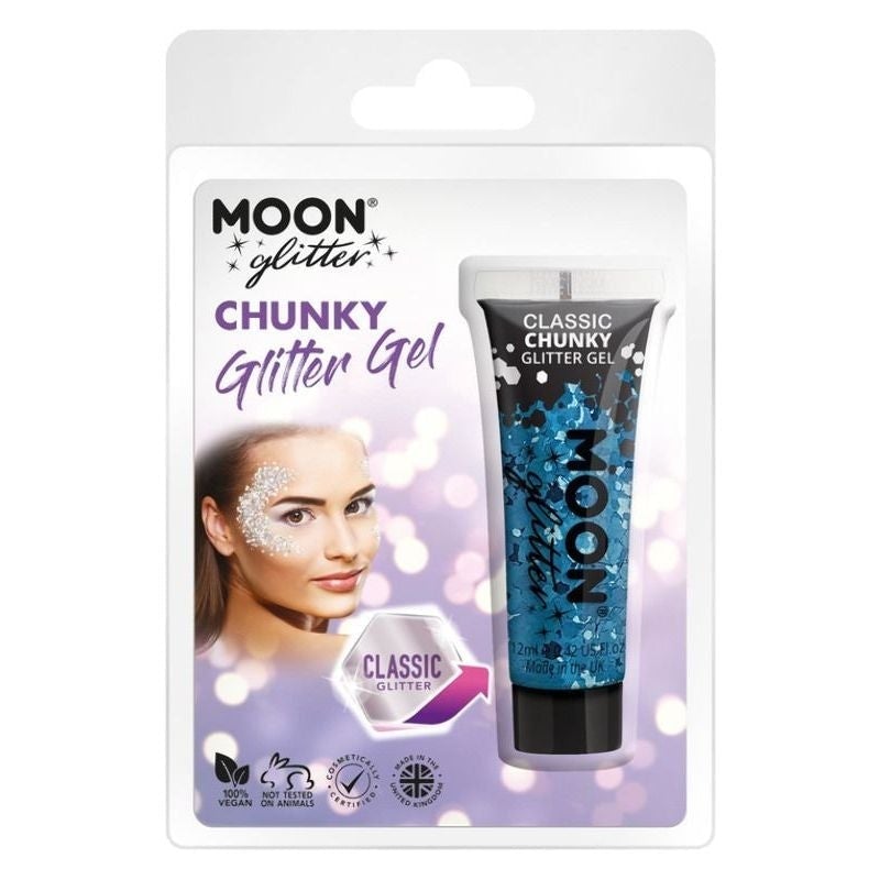 Moon Glitter Classic Chunky Gel Clamshell 12ml Costume Make Up 1