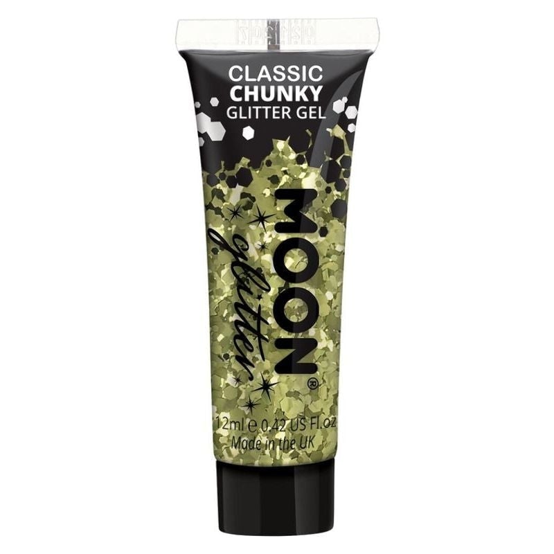 Moon Glitter Classic Chunky Gel Single 12ml Costume Make Up 3