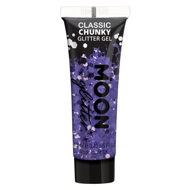 Moon Glitter Classic Chunky Gel Single 12ml Costume Make Up 5