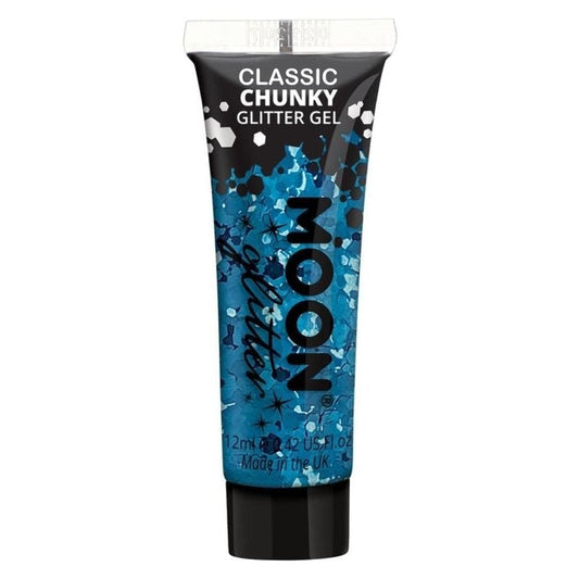Moon Glitter Classic Chunky Gel Single 12ml Costume Make Up 1