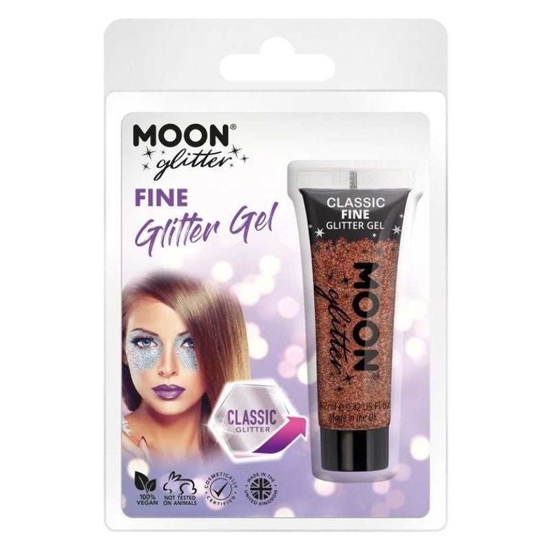 Moon Glitter Classic Fine Gel Clamshell 12ml Costume Make Up 2