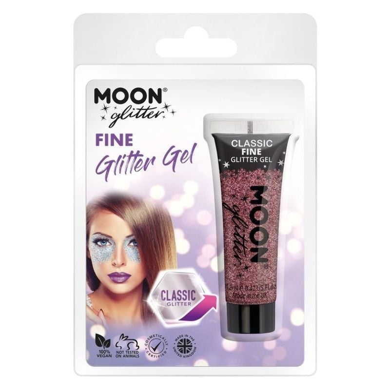 Moon Glitter Classic Fine Gel Clamshell 12ml Costume Make Up 6
