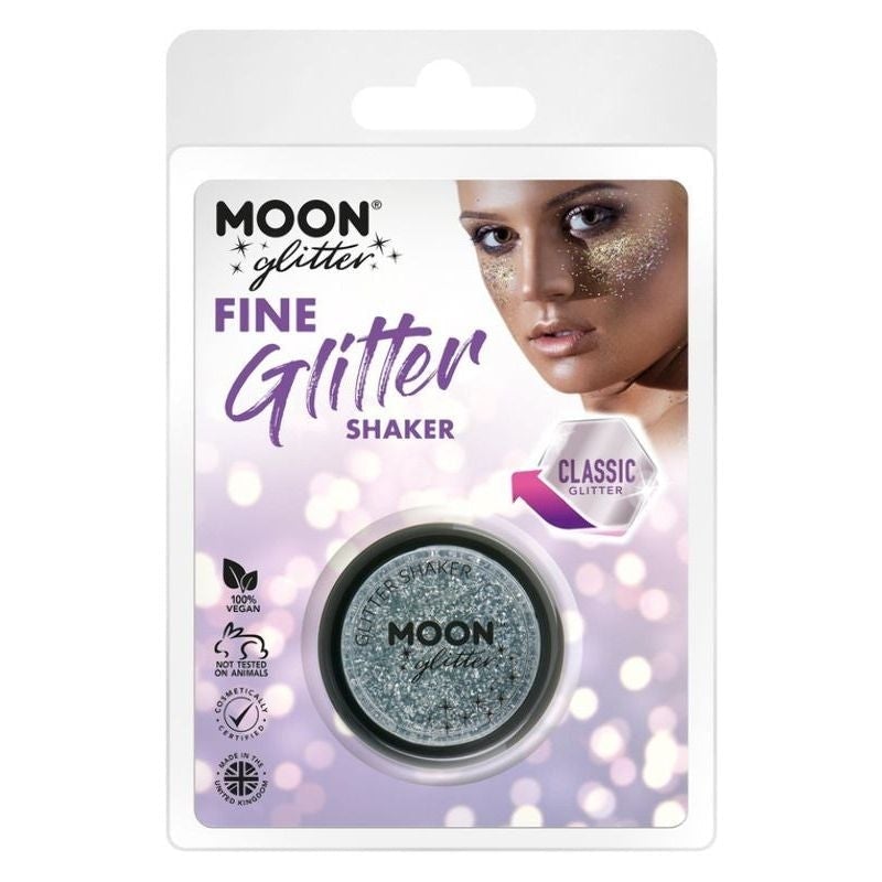 Size Chart Moon Glitter Classic Fine Shakers Clamshell, 5g Costume Make Up