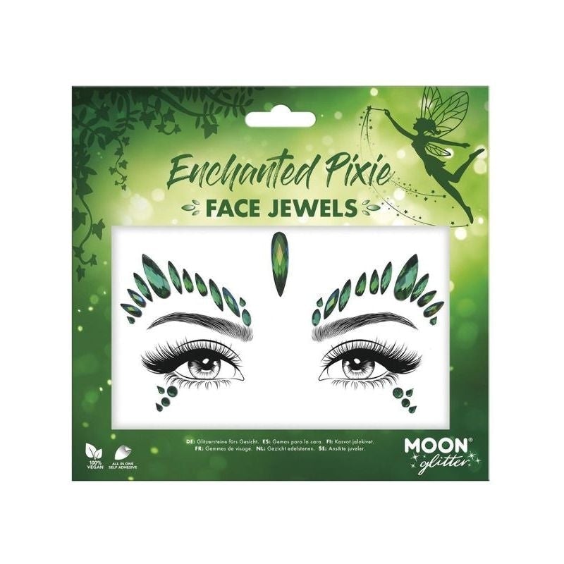 Moon Glitter Face Jewels Enchanted Pixie Costume Make Up 1