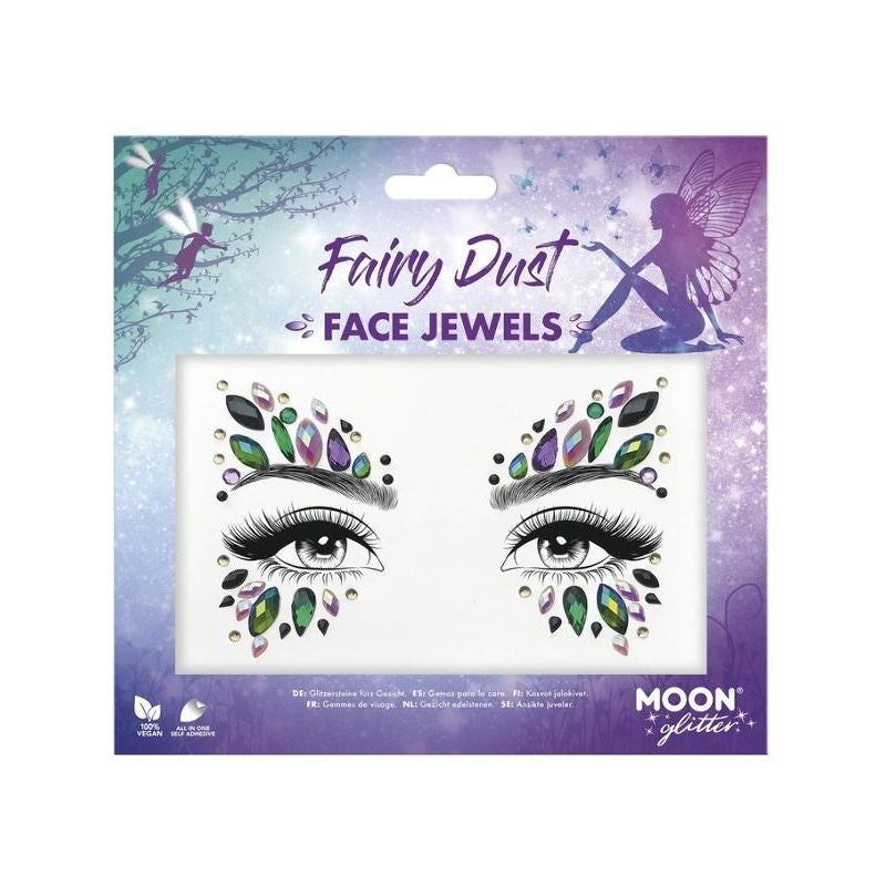 Moon Glitter Face Jewels Fairy Dust Costume Make Up 1