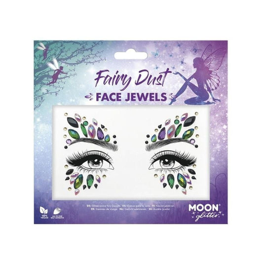 Moon Glitter Face Jewels Fairy Dust Costume Make Up 1