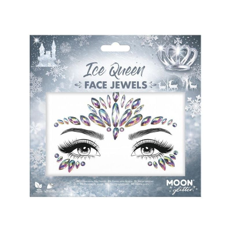 Moon Glitter Face Jewels Ice Queen Costume Make Up 1