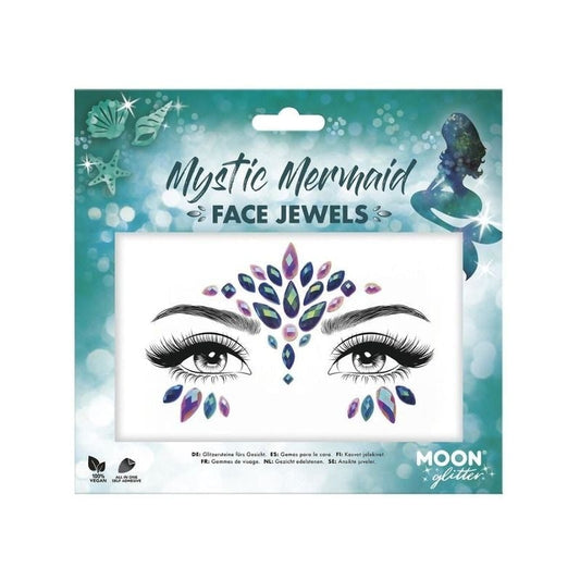 Moon Glitter Face Jewels Mystic Mermaid Costume Make Up 1