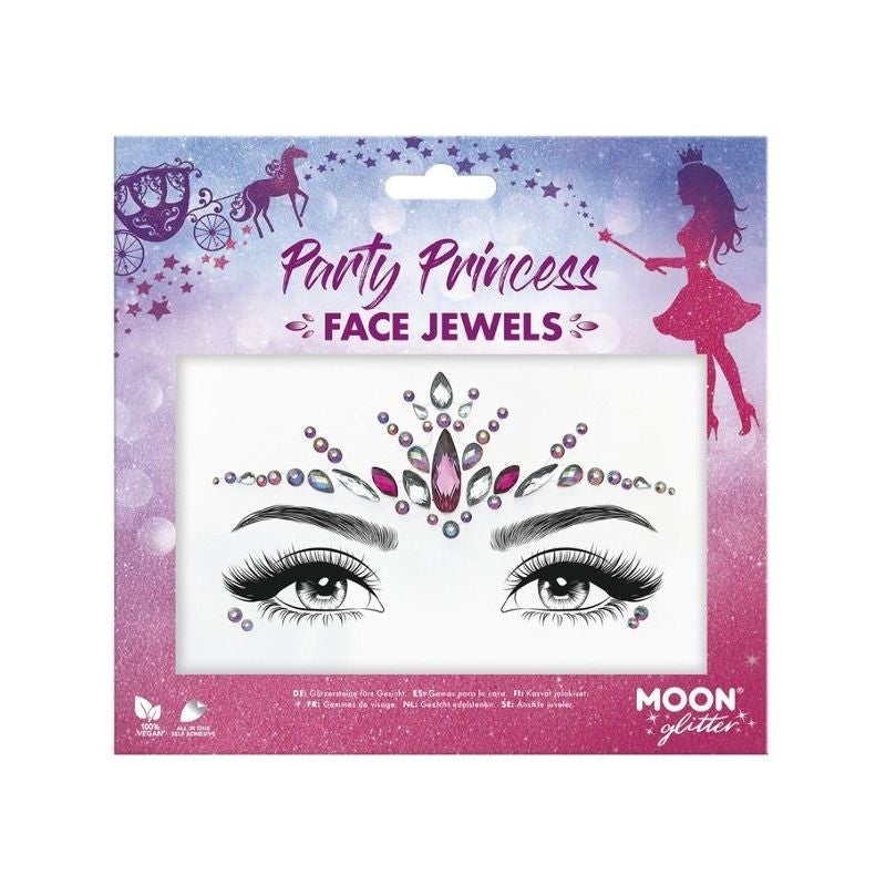 Moon Glitter Face Jewels Party Princess Costume Make Up 1