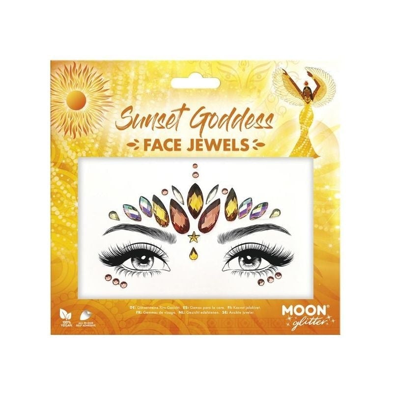 Moon Glitter Face Jewels Sunset Goddess Costume Make Up 1