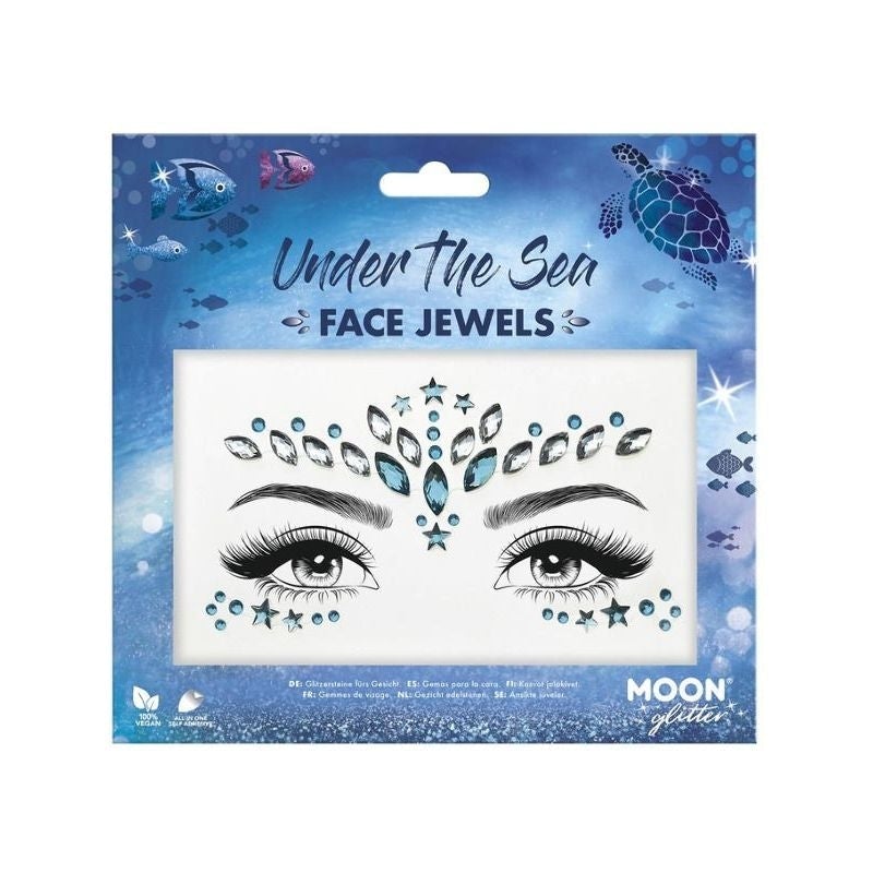Moon Glitter Face Jewels Under The Sea Costume Make Up 1