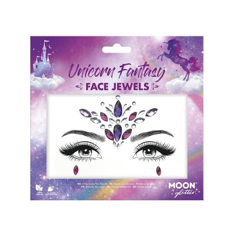 Moon Glitter Face Jewels Unicorn Fantasy Costume Make Up 1