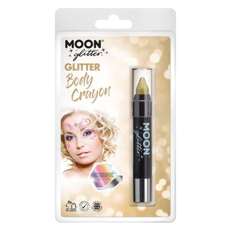 Moon Glitter Holographic Body Crayons Clamshell, 3.5g Costume Make Up_2