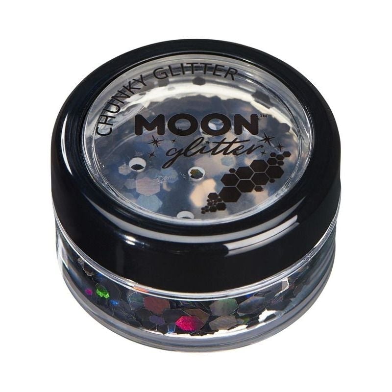 Moon Glitter Holographic Chunky Black Glitter 3g Costume Make Up 1
