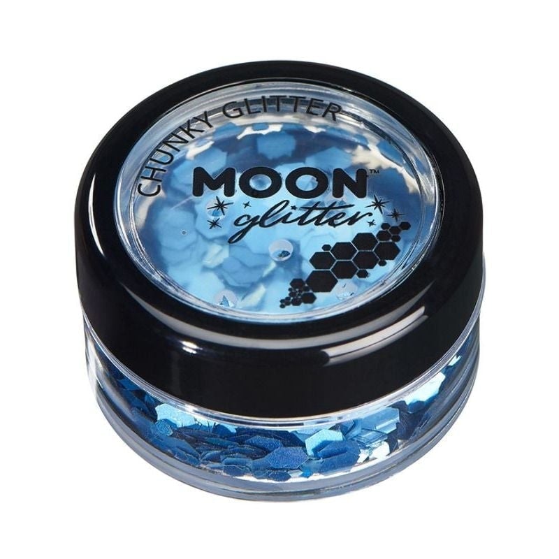 Moon Glitter Holographic Chunky Blue G04557 Costume Make Up 1