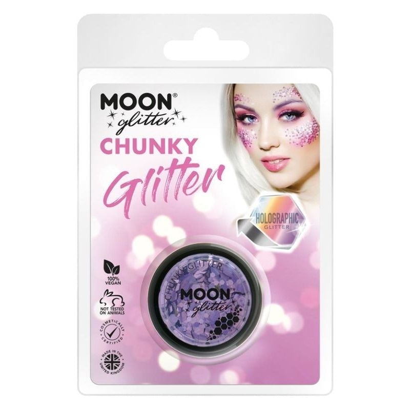 Moon Glitter Holographic Chunky Clamshell, 3g_4 sm-G04670