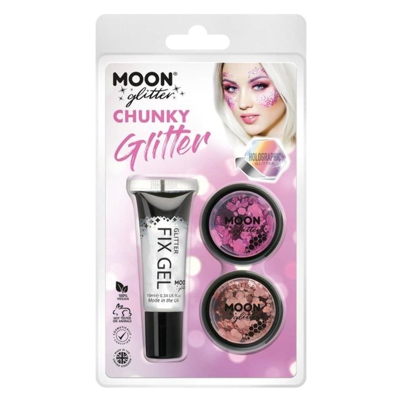 Moon Glitter Holographic Chunky G04700 Costume Make Up 1