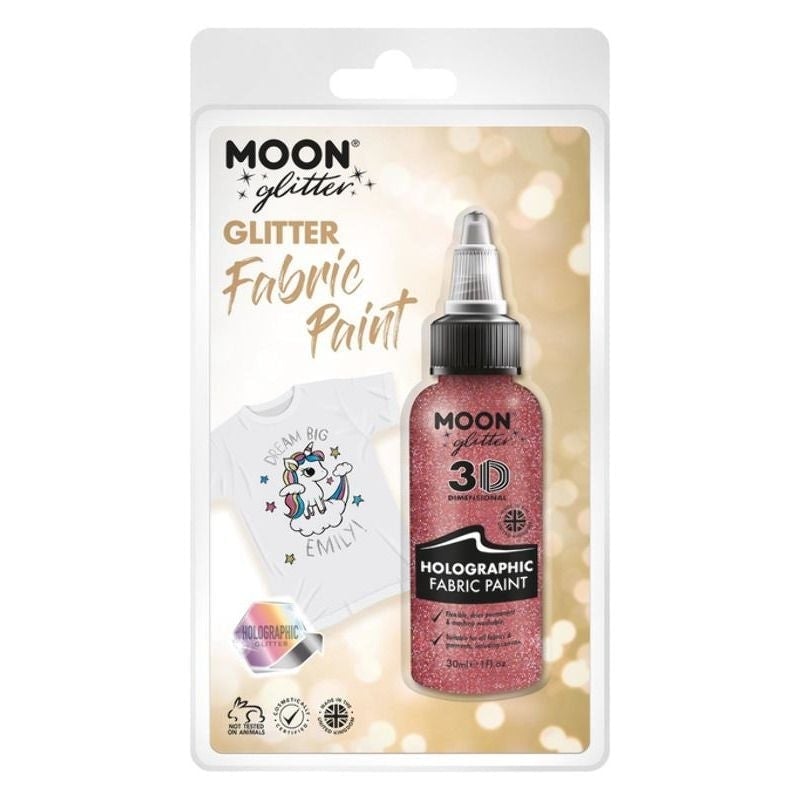 Moon Glitter Holographic Fabric Paint Clamshell 30ml Costume Make Up 5