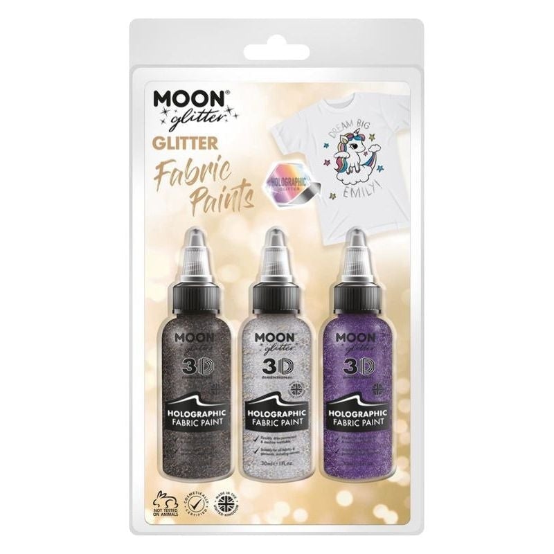 Moon Glitter Holographic Fabric Paint G14693 Costume Make Up_1