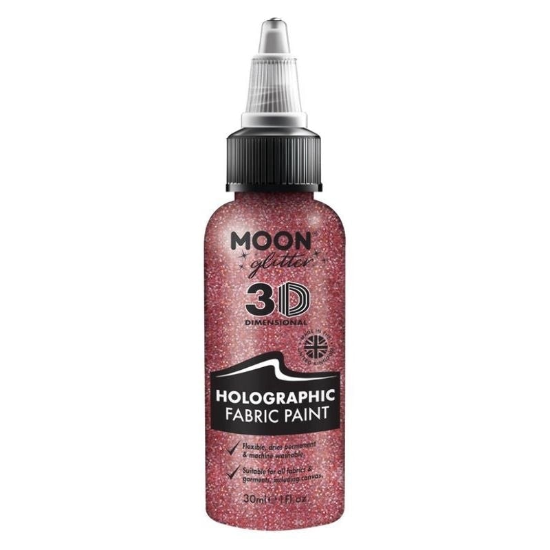 Moon Glitter Holographic Fabric Paint Choice Of 8 Colours 30ml Costume Make Up 5