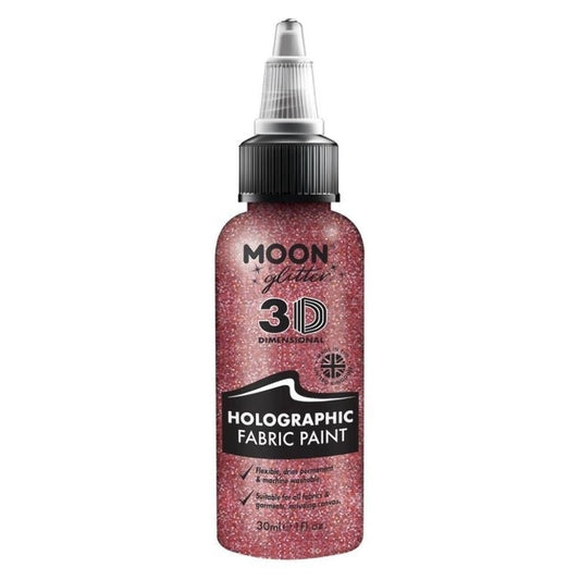 Moon Glitter Holographic Fabric Paint Choice Of 8 Colours 30ml Costume Make Up 5