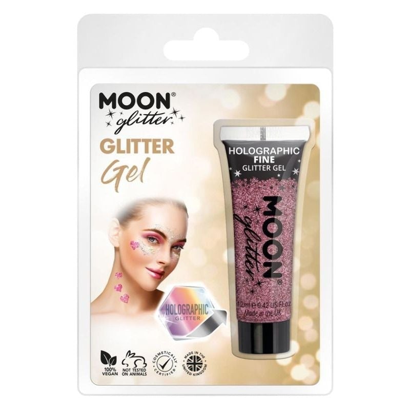 Moon Glitter Holographic Fine Glitter Gel Choice Of 7 Colours 12ml Costume Make Up 4