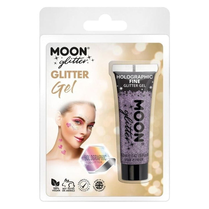 Moon Glitter Holographic Fine Gel Clamshell, 12ml Costume Make Up_5