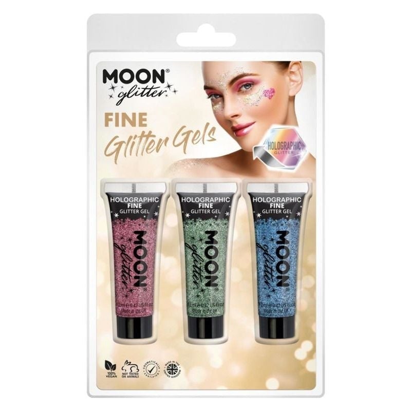 Moon Glitter Holographic Fine Gel G30617 Costume Make Up 1
