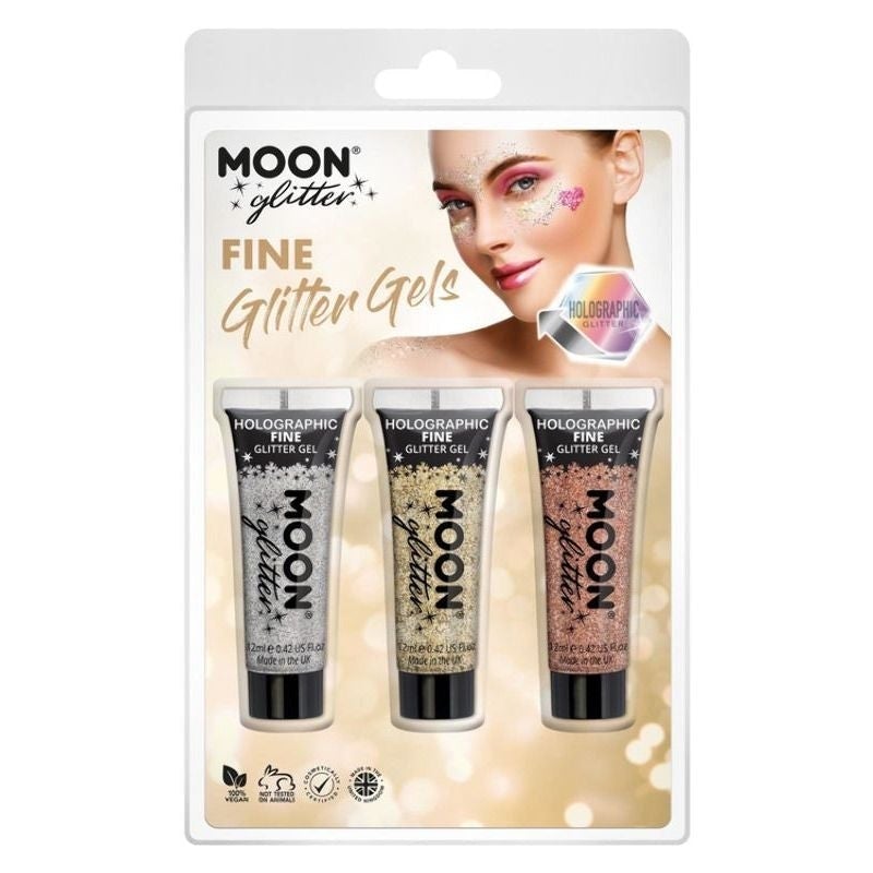 Moon Glitter Holographic Fine Gel G30624 Costume Make Up 1