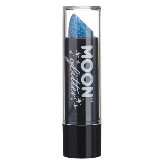Moon Glitter Holographic Glitter Lipstick Blue G07558 Costume Make Up 1
