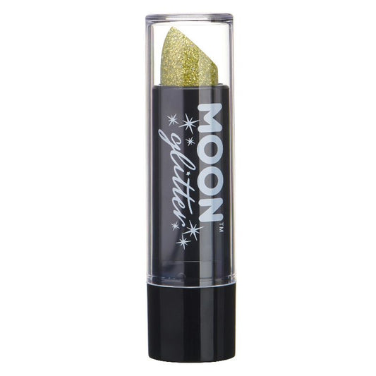 Moon Glitter Holographic Glitter Lipstick Gold G07510 Costume Make Up 1