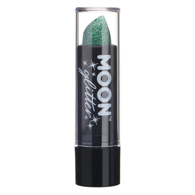 Moon Glitter Holographic Glitter Lipstick Green G07541 Costume Make Up 1