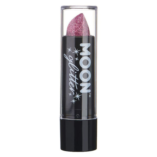 Moon Glitter Holographic Glitter Lipstick Pink G07534 Costume Make Up 1