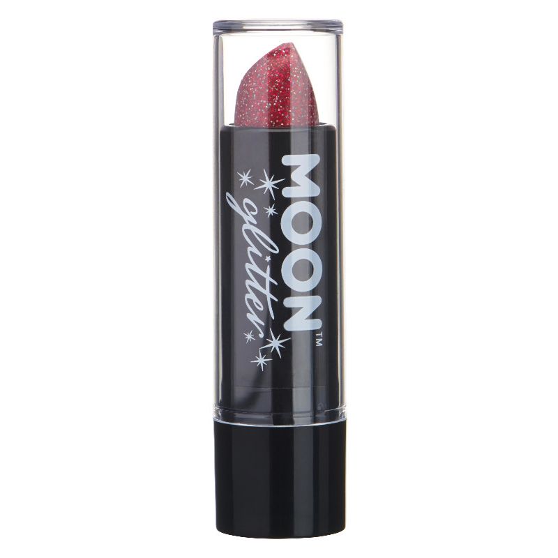 Moon Glitter Holographic Glitter Lipstick Red G07572 Costume Make Up 1